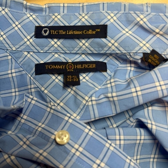 Tommy Hilfiger TLC Dress Shirt Long Sleeve Size 15 1/2 ( 32-33) - Picture 6 of 11